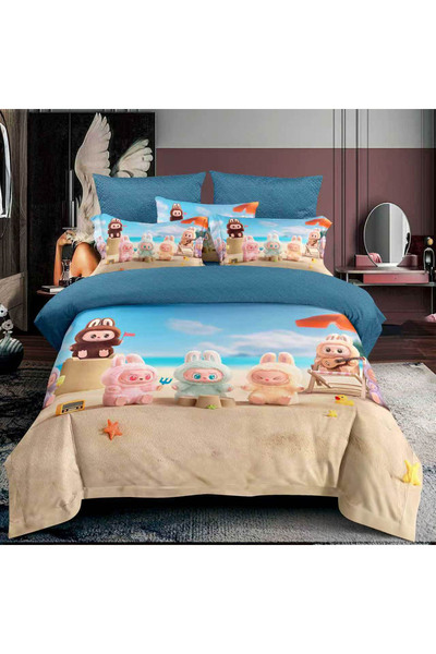 CumparaMisim Double Sheet Sets - Blue
