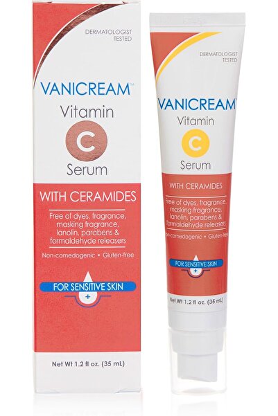 Vanicream سيروم فيتامين سي - خالٍ من الأصباغ والعطور والروائح الكاذبة واللانو...