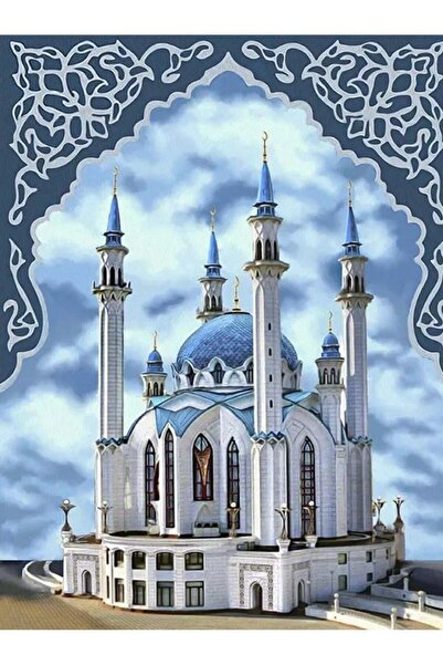 iğne izi Hı Stone 5D Diamond Bead Stone Embroidery Mosaic Tapestry Kit 50X65C...