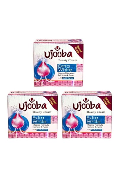 ujooba Beauty Cream With Multivitamin Extra White - Pack of 3