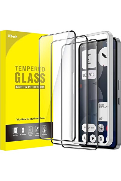JETech Screen Protector for Nothing Phone 3a Pro Tempered Glass 3-Pack Full C...