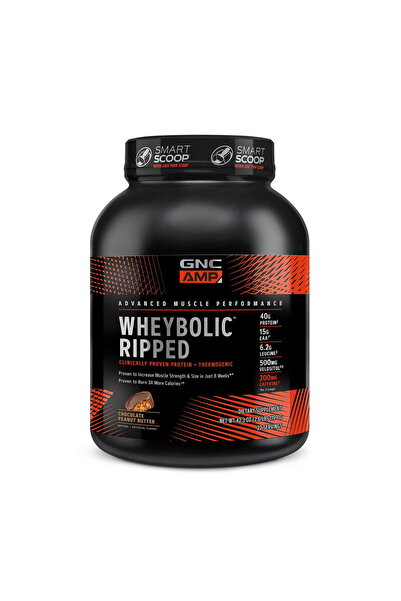 GNC Proteina din Zer cu Aroma de Ciocolata si Unt de Arahide Amp Wheybolic Ri...