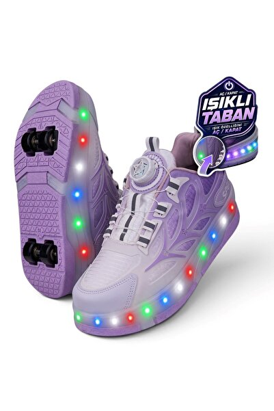 Nstil Unisex Yetişkin Çocuk Spor Ayakkabı Akıllı Bağcıklı Çıkarılabilen Paten...