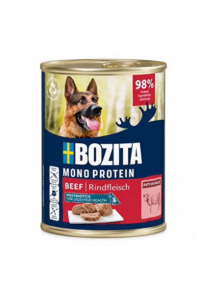 Bozita Sığır Etli Ezme Yetişkin Köpek Konservesi 400g