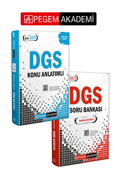 Pegem Akademi Yayıncılık PEGEM AKADEMİ 2027 DGS Konu Anlatımlı (Video Ders He...