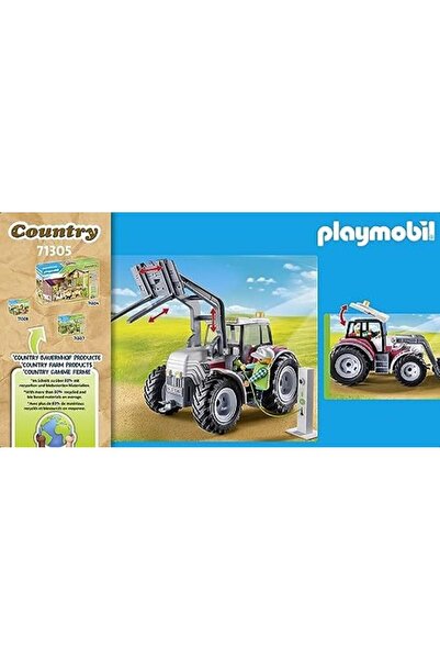 Yıldızan nht shop Playmobil Country 71305 Büyük Traktör, Elektrikli Traktör, ...