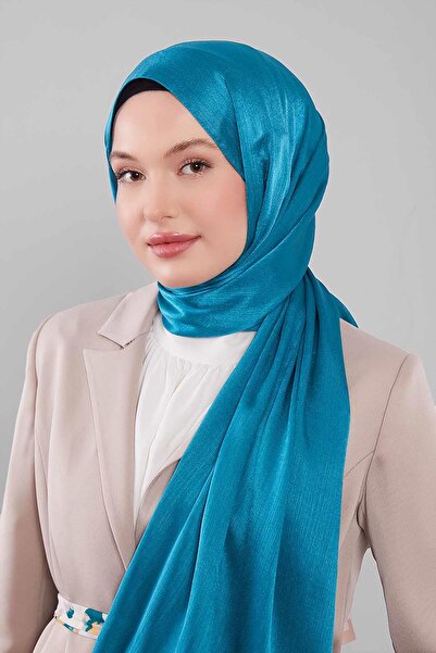 Levidor Petrol Green Janjan Evening Dress Shawl