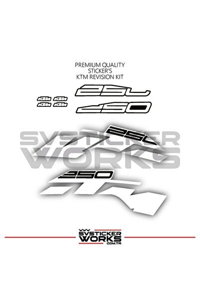 ARONA Ktm Duke Sticker Set Revision Sticker Label Model Model 2