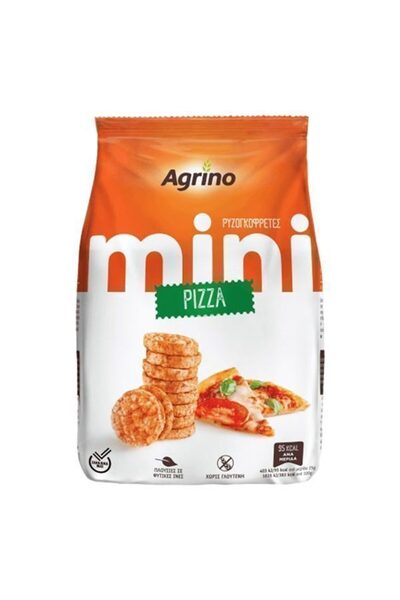 AGRINO ΡΥΖΟΓΚΟΦΡΕΤΕΣ MINI 50gr - (PIZZA)
