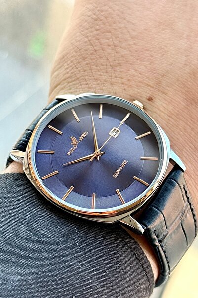 Polo Weil Pl002M Leather Men's Wristwatch with Strap