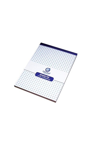 Gülpaş Order Slip Autocopili 1/50 Small 12X16 - 2 Pieces