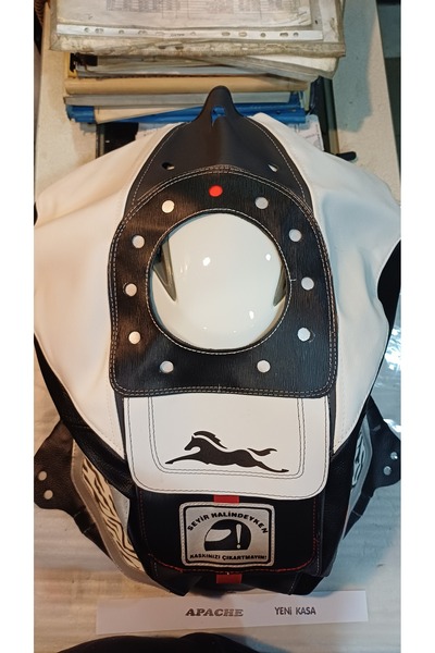 İtimat TVS APACHE 150/200 RTR Depo kılıfı cepli beyaz yeni kasa fab.0rj