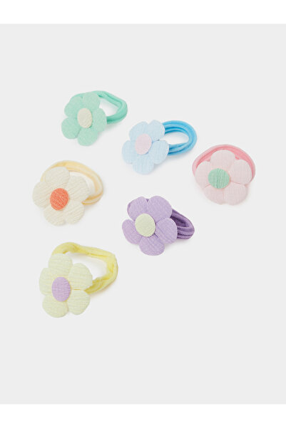 Styli Pack Of 6 - Girls Floral Hair Ties
