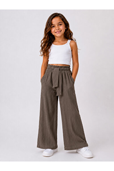ues Girl's Mink Palazzo Pants