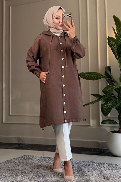 Suede Style 6627 - Comfortable and Stylish Zippered Soft Modal Fabric Long Ho...