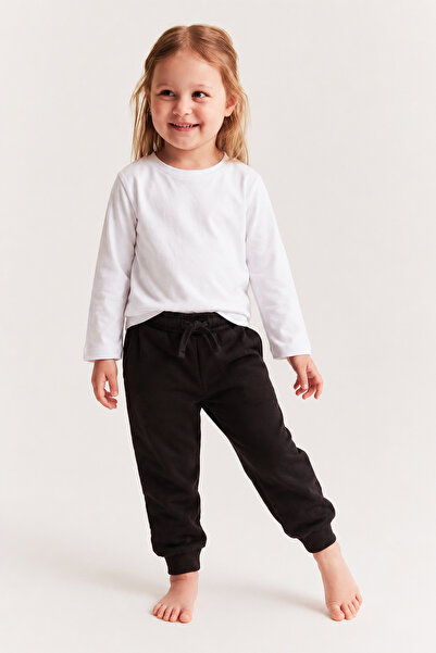 Lilabio Black Jogger Pants - Sweatpants for Girls