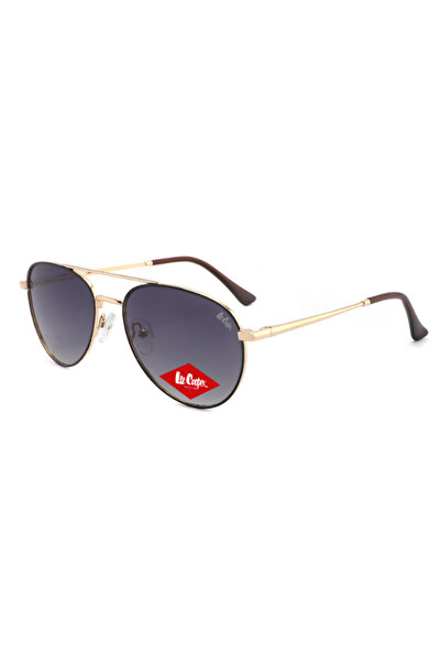 Lee Cooper Men 1.1 Tac Polarized Sunglasses Blue Gold Mirror Lens - LCM10550C2