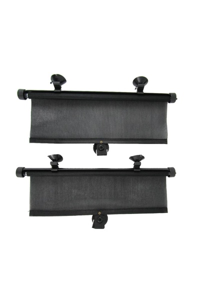 lemontti Set 2 x Parasolar Geamuri Auto Laterale Negru