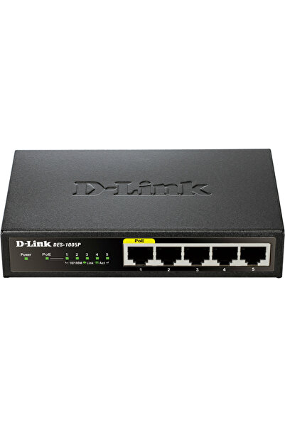 D-Link Switch DES-1005P 5 porturi PoE