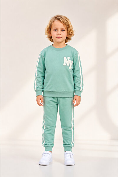Melodikids Boy's Seasonal Top and Bottom Set 100% Cotton