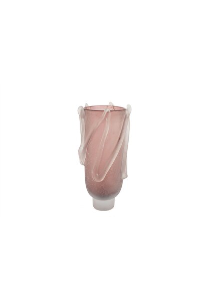 Mikasa Moor Matte Embossed Glass Vase 38X17Cm