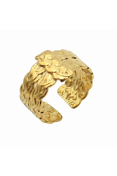 NIRE Luxury Χρυσό Δαχτυλίδι με Organic Design NRWR0013