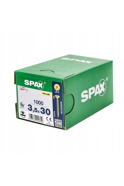 ABC SPAX Șuruburi Universale Spax 3.5 X 30 1000 Bucăți Pz2