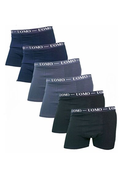 Uomo 572 Ανδρικά Μποξεράκια Πολύχρωμα 6Pack