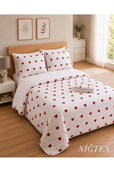 NİĞTEX Double Quilted Pique Set - Bedspread - 210X230