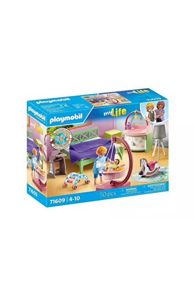 Playmobil Μοντέρνο Υπνοδωμάτιο με Κούνια (71609)