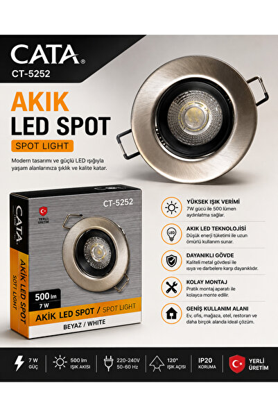 Cata 5252 akik cob led spot