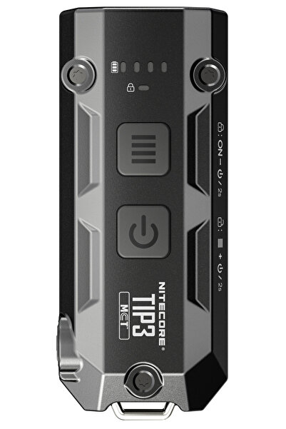 Nitecore TIP3 Φακός LED, Μπρελόκ, Επαναφορτιζόμενος, Μαύρος