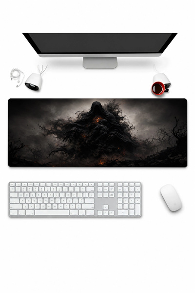 SonicTouch Keyboard Mousepad 32X70Cm Black Prophecy Seamless Smooth Liquid-Pr...