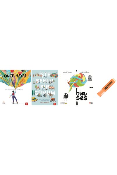 Redhouse Kidz Yayınları Önce Hayal + İşte Benim Bir Günüm + Bir Ses 3 Kitap S...