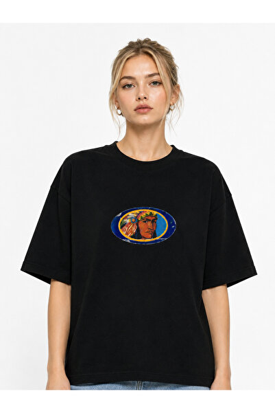 Compostela Unisex Women's Men's Kizildereli̇ Logo Front Printed Oversize Thic...