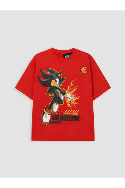 LC Waikiki Nevavm Sonic Printed Boy's T-Shirt with Difference