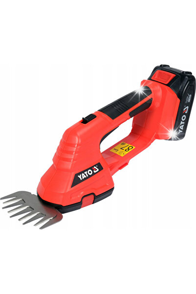 VOREL by YATO Foarfecă electrică cu acumulator pentru iarbă, arbuști, gard vi...