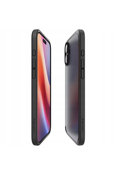 Spigen Caseology Husă Spigen Ultra Hybrid pentru iPhone 16 Negru Gheață