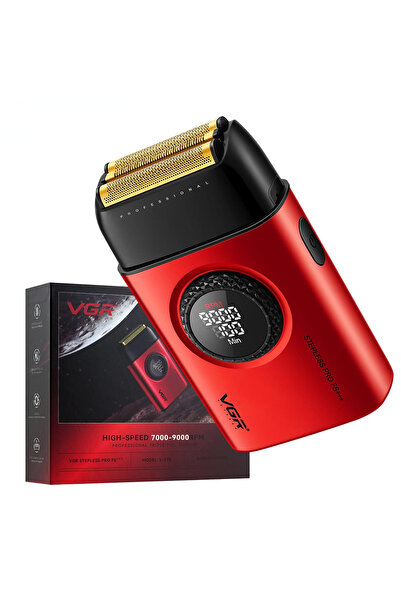 Choice1 V-378 Red VGR Shaver Professional Beard Trimmer 9000 RPM Electric Raz...