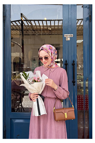 Silk Home وشاح ناعم بلون القهوة الحليبية