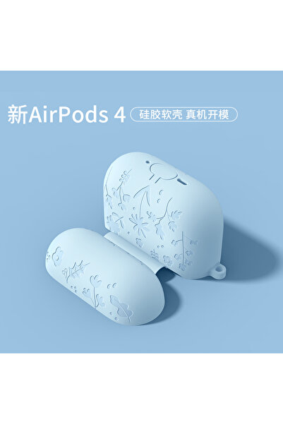 Choice44 For Airpods4 A For AirPods 4th Generation Case with Cleaner Kit/Keyc...