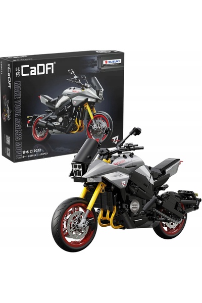 cada Blocuri de construcție Motor Motocicletă Suzuki Katana 1104El. -
