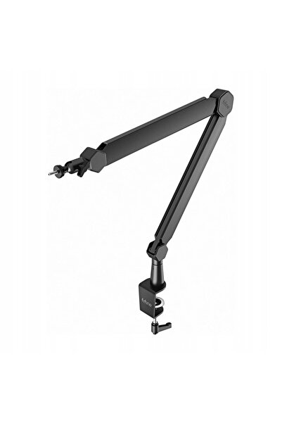 Fifine Suport microfon de birou BM66 negru, din aluminiu și ABS, 940mm, cu ca...