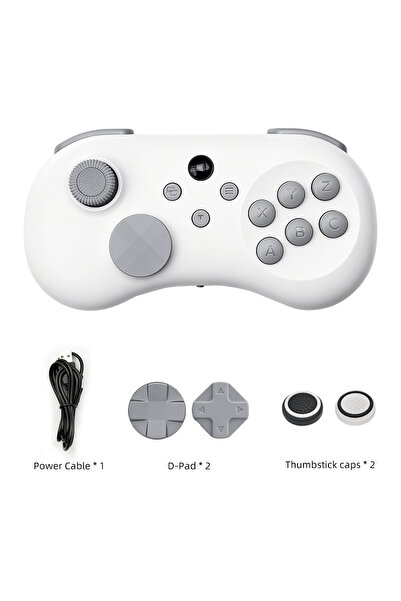 Choice White Y04 Hall Effect Joystick Fighting Game Controller – Classic 6-Ke...
