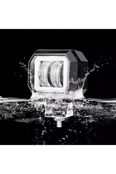 NO BRAND 2x HALOGEN, LED-uri de zi, faruri de întâlnire, inele luminoase, com...