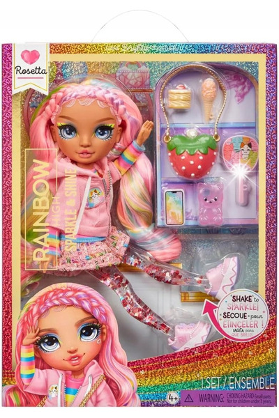 NO BRAND Păpușă fashion de 28 cm, cu picioare roz strălucitoare, pentru fete ...