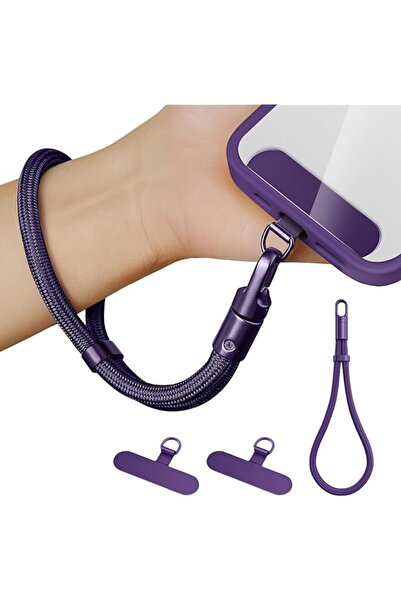 Generic Phone Lanyard with Anti-Drop Lock, 7mm Braided Strap, 360° Rotating H...