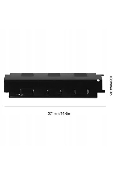 NO BRAND Capac arzător pentru grătar pe gaz 371X108mm
