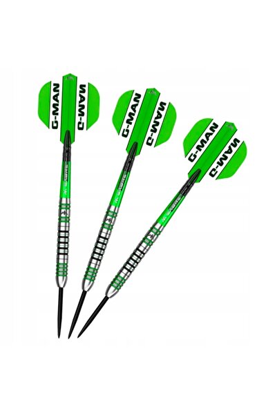 NO BRAND Lotki Rzutki Dart Mission Graham Hall Negru și Verde 90% 22g