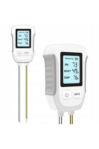 NO BRAND Tester de sol 3 în 1: Contor pH sol, Tester sol, Tester pământ, Cont...